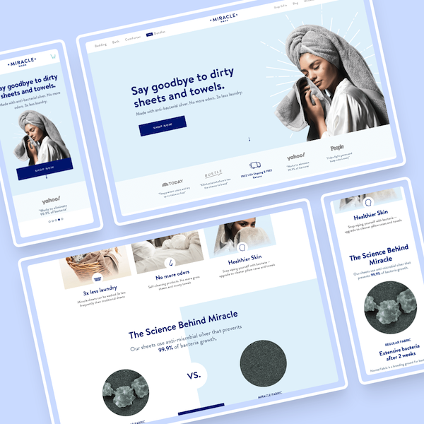 Generate website screenshots