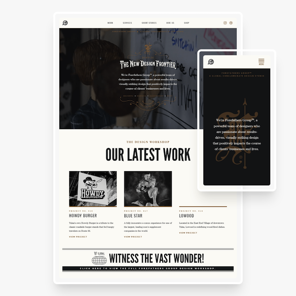 Generate website screenshots